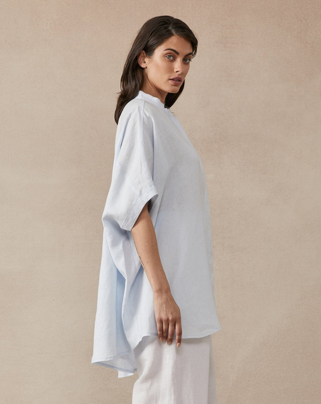 Lena Shirt Light Blue - OS