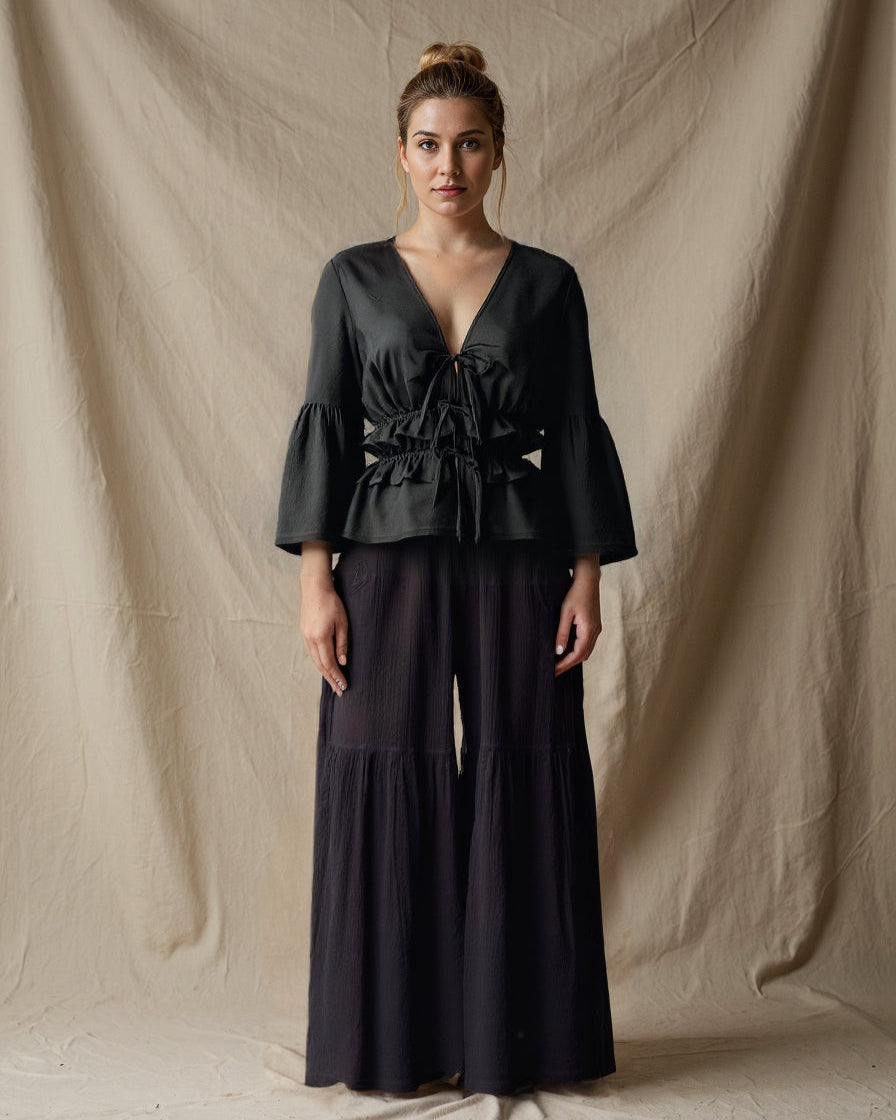 Leo Top Black