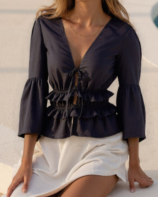 Leo Top Black