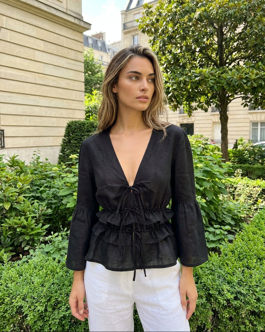 Leo Top Black