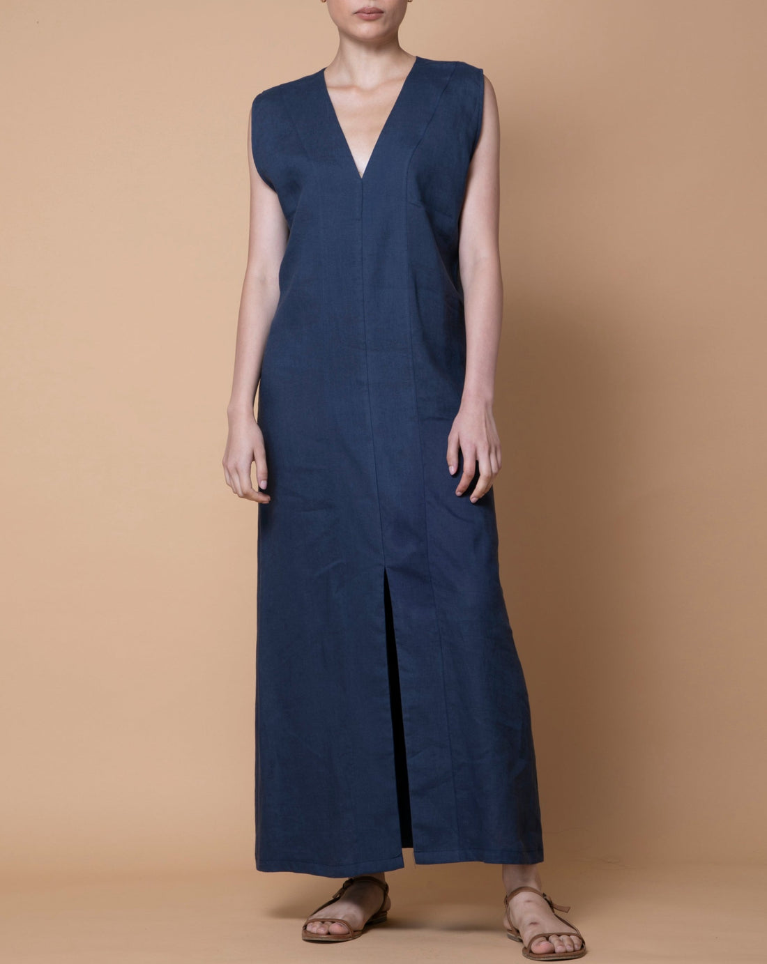 Asha Dress Navy - Size: XS