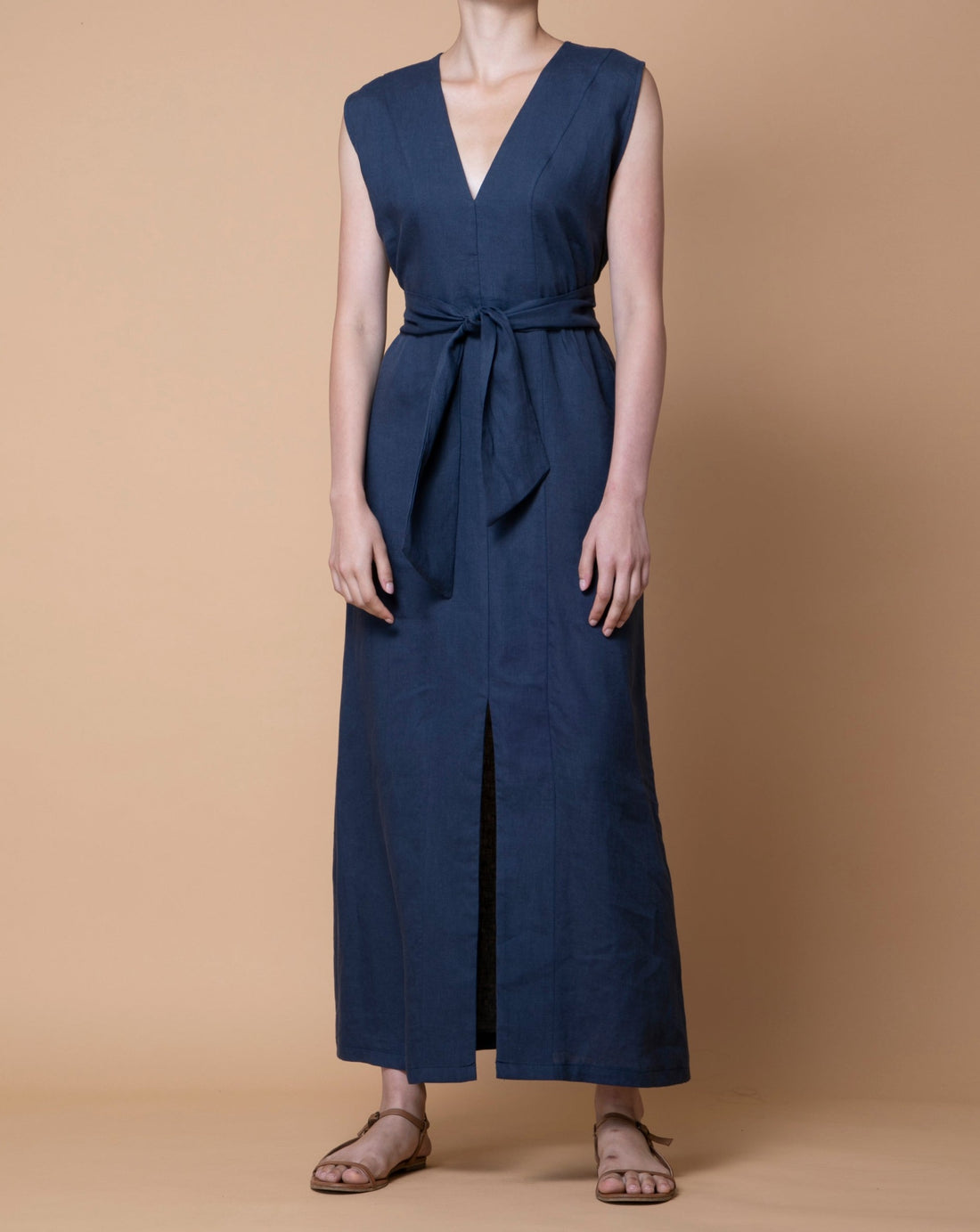 Asha Dress Navy - Size: XS