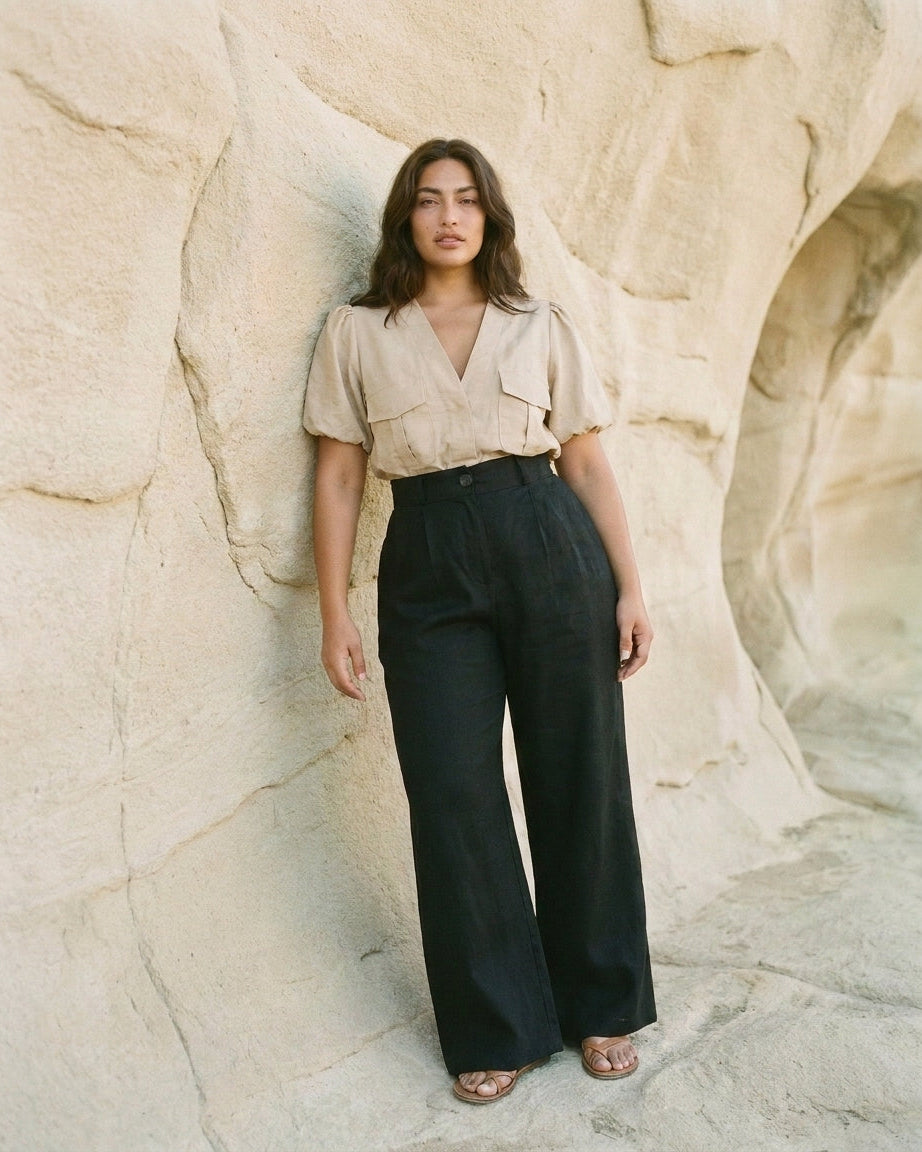 Poppy Pants Black