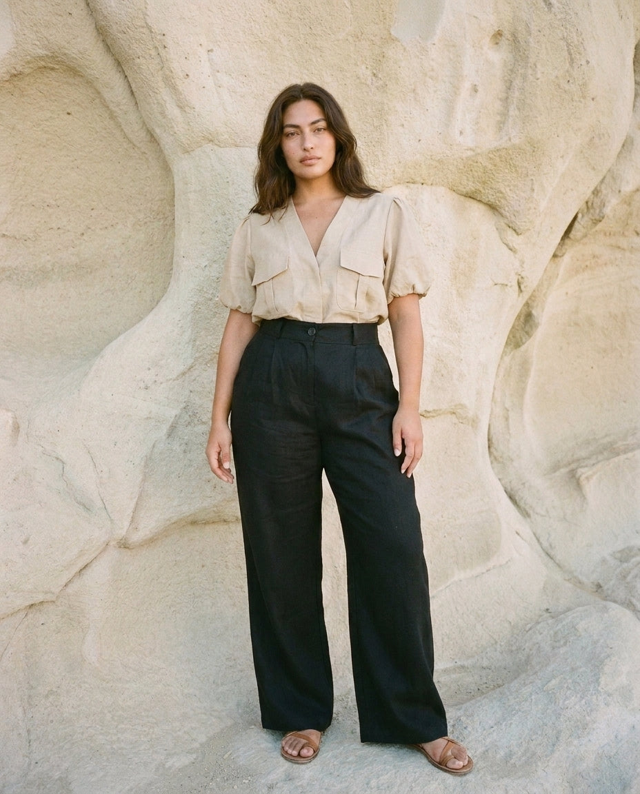 Poppy Pants Black