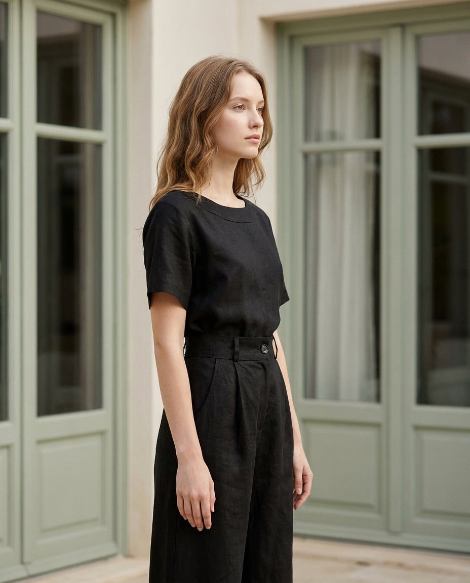 Poppy Pants Black