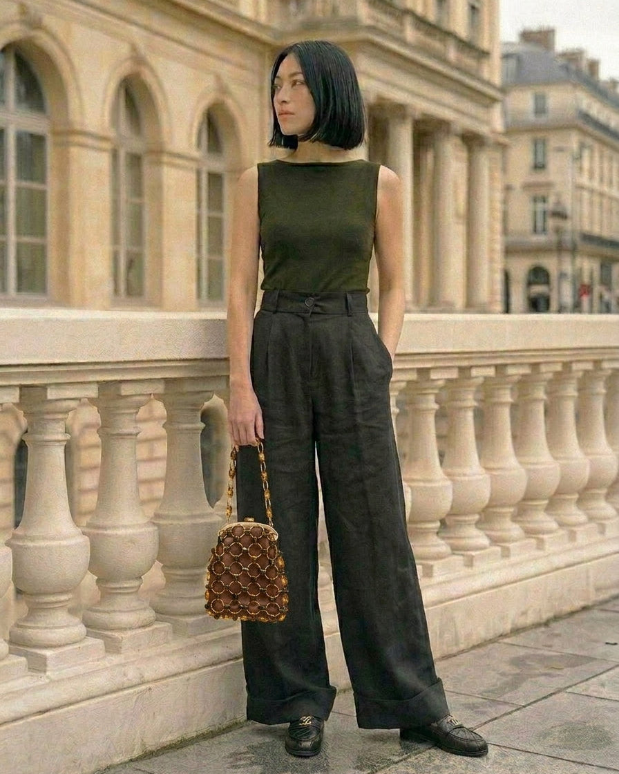 Poppy Pants Black