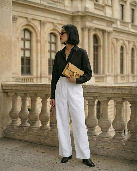 Poppy Pants White