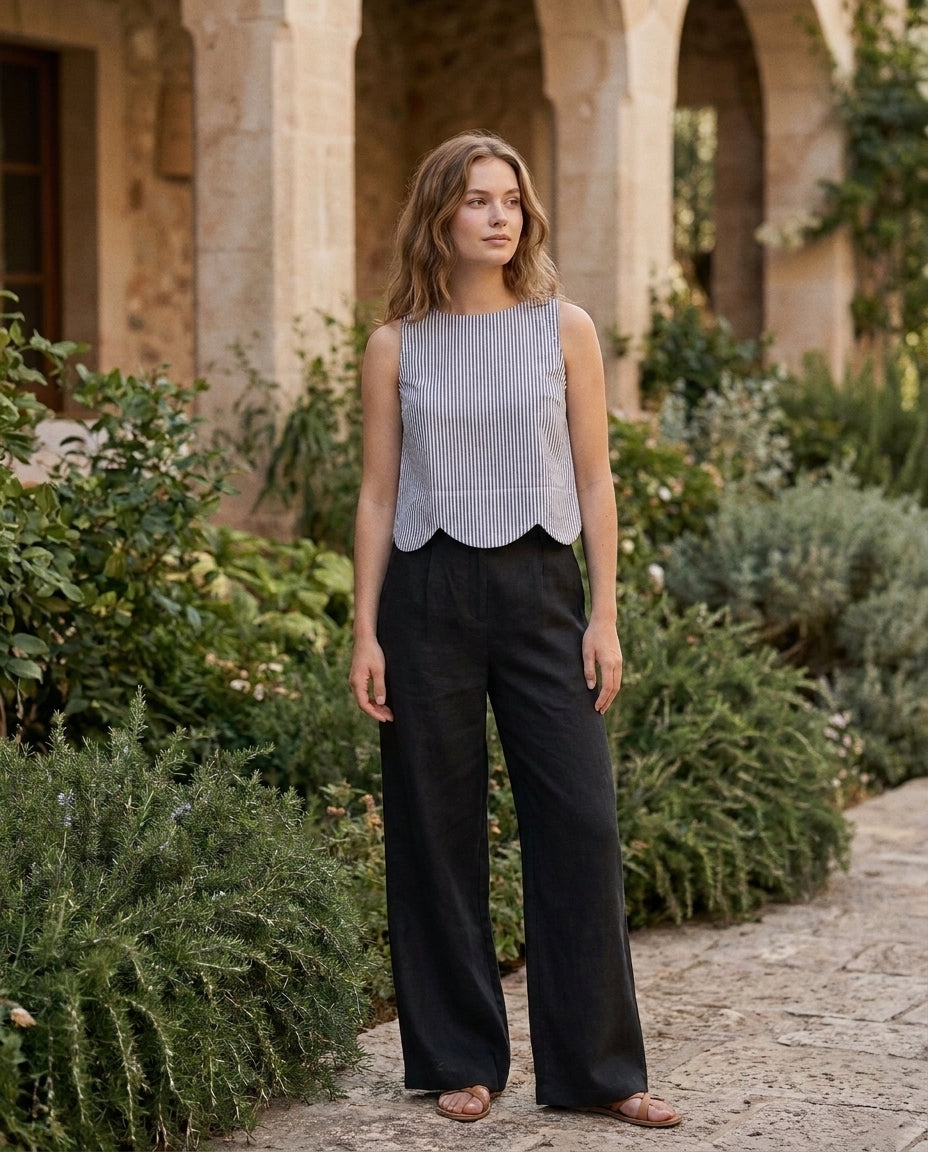 Poppy Pants Black