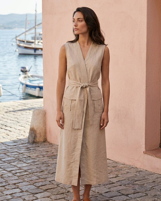 Ridge Dress Beige