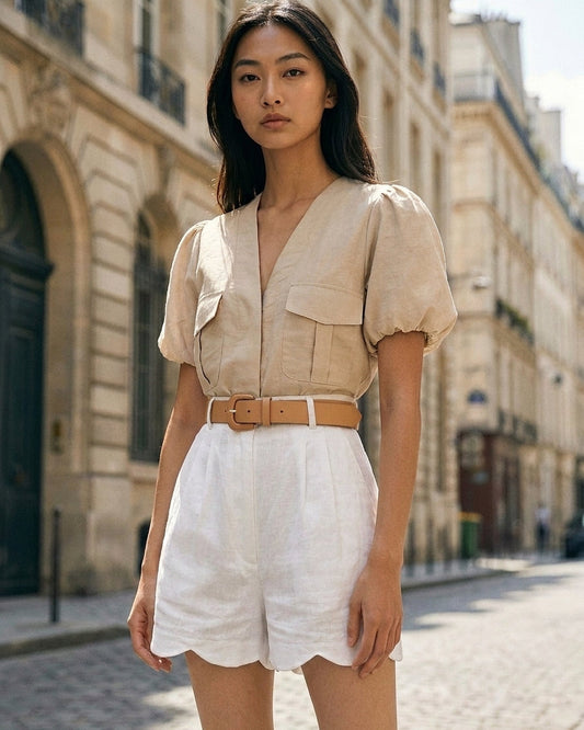 Ridge Shirt Beige
