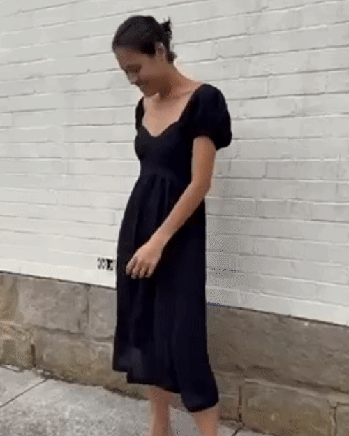 Lavender Dress Black - Size: S