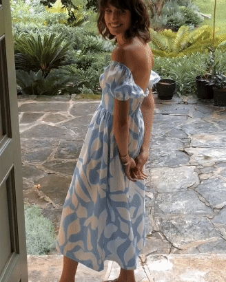 Lavender Dress Blue Wave - Size: XS, L