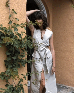 Ridge Dress Beige
