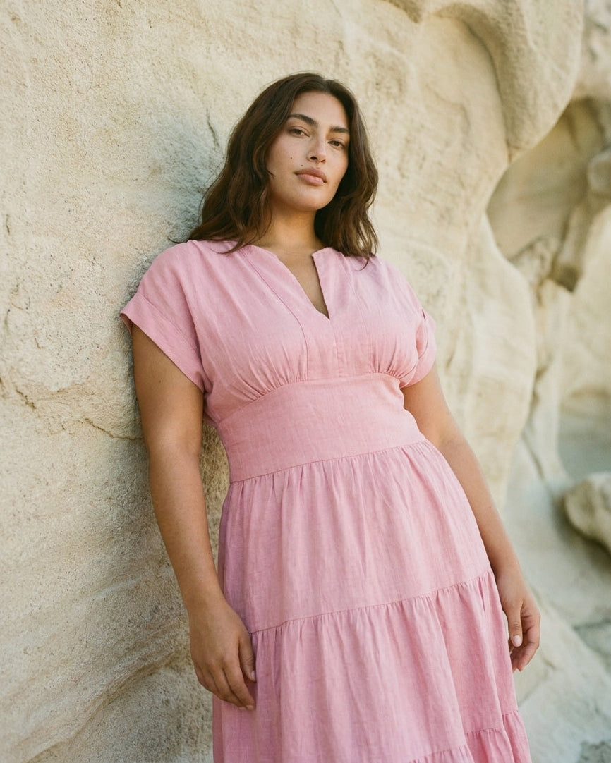 Sammy Dress Pink (Pockets)
