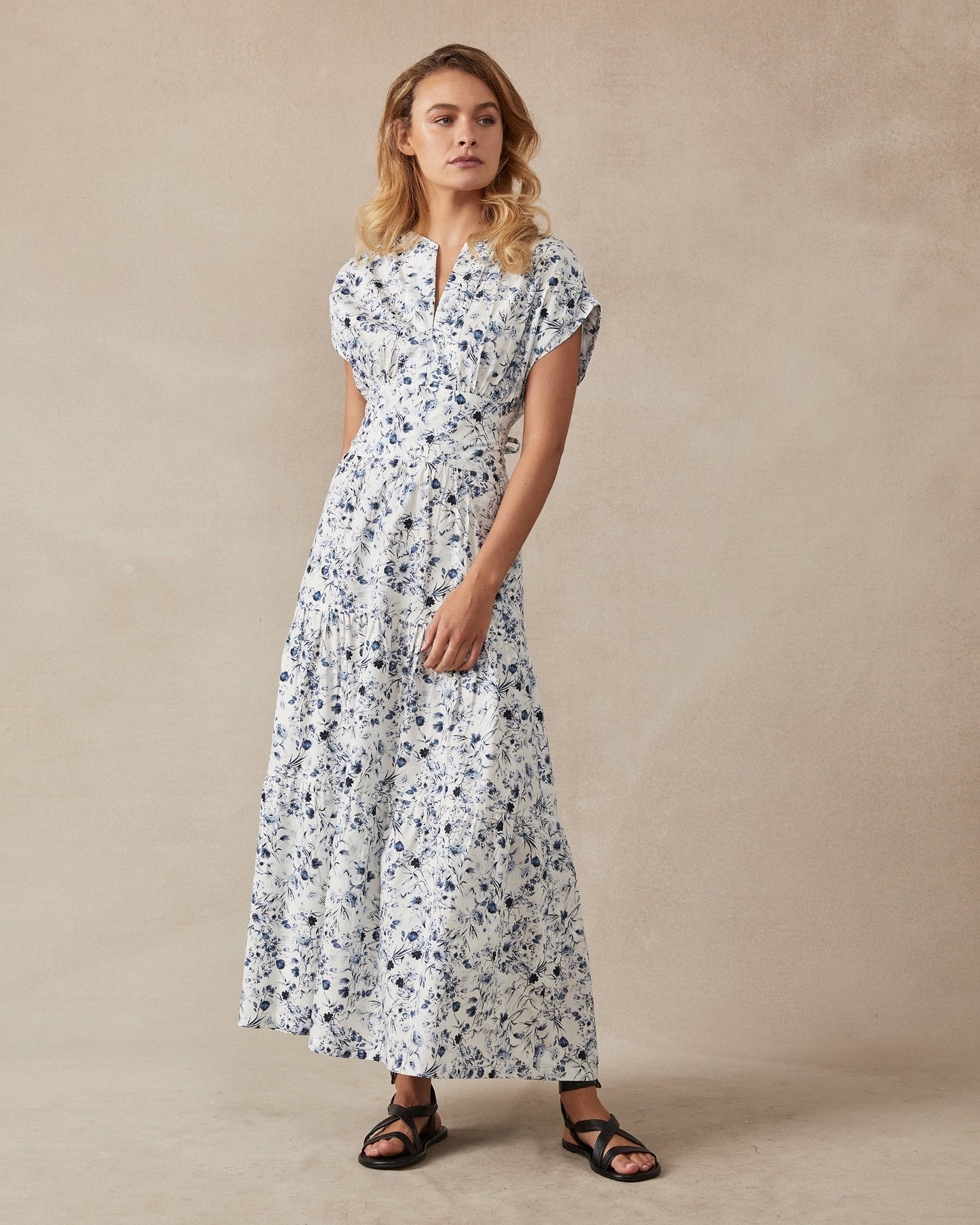 Sammy Dress Blue Floral