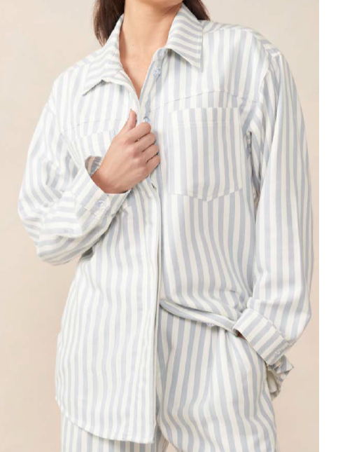 Alex Shirt Blue Stripe