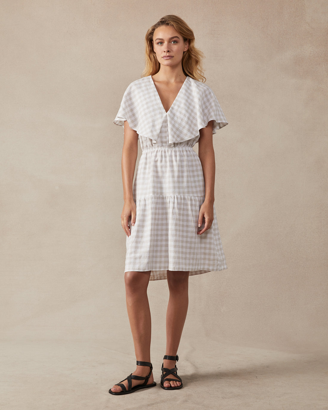 Short Chicago Dress Sample Check - Size: S