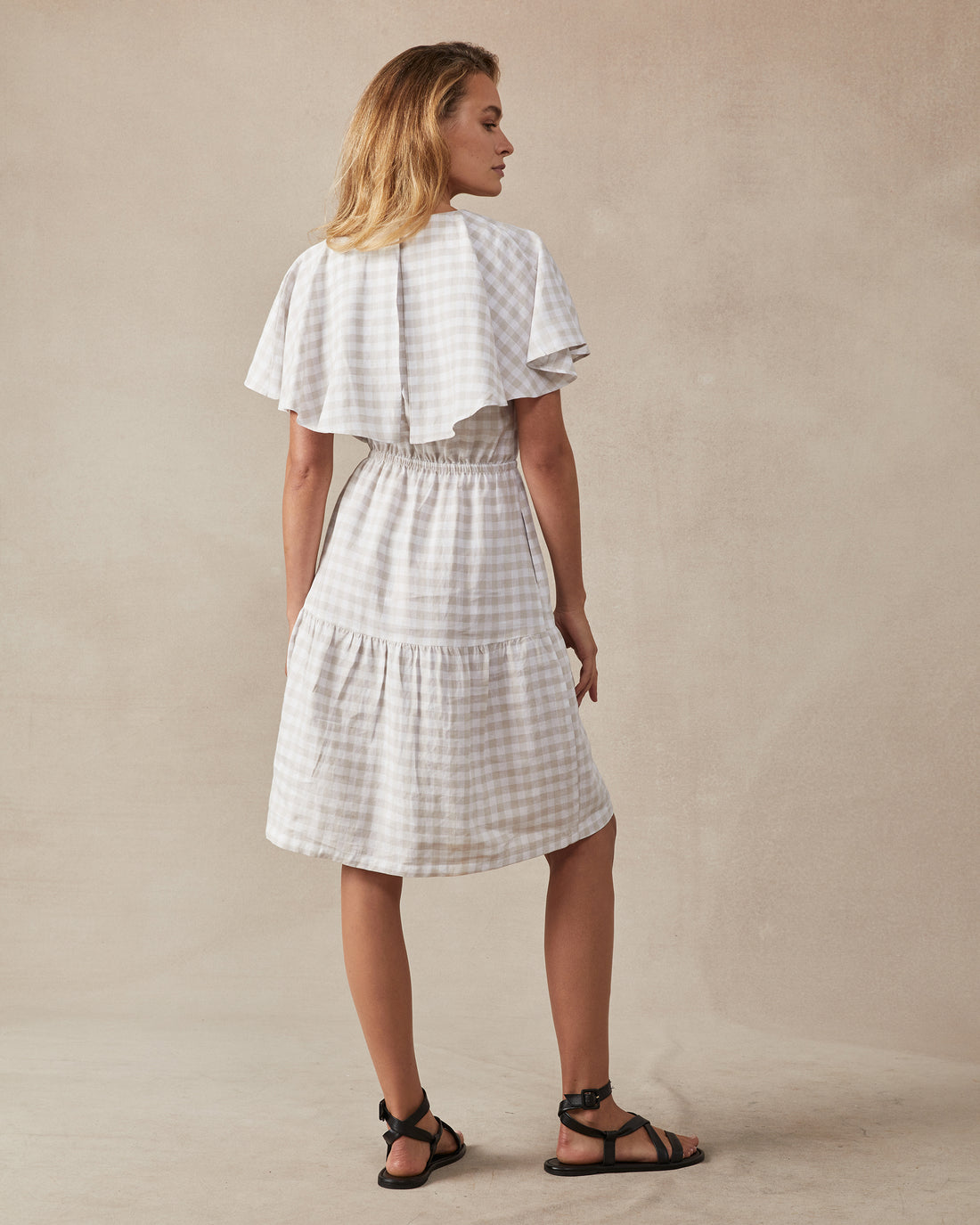 Short Chicago Dress Sample Check - Size: S