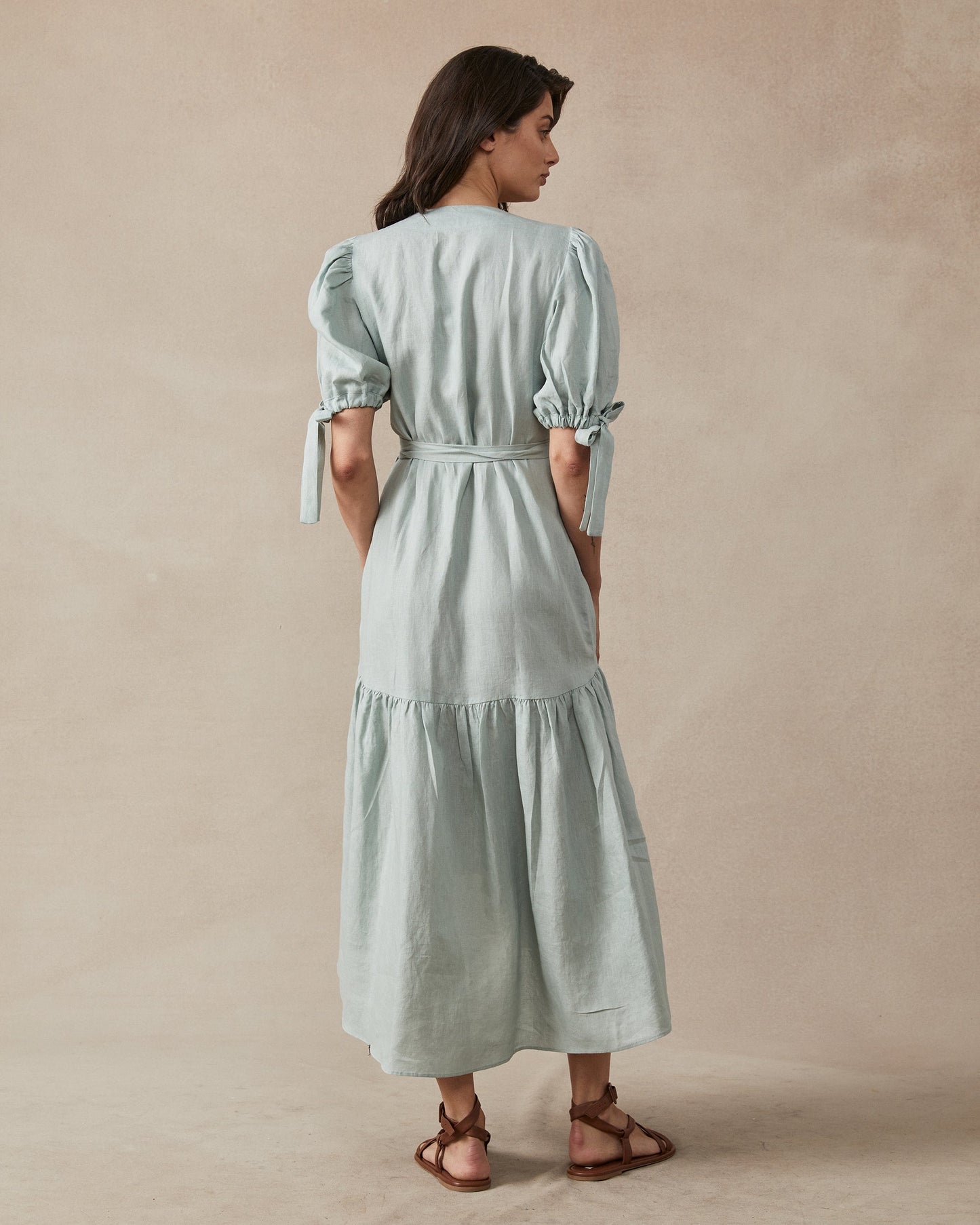 Stevie Wrap Dress Sage