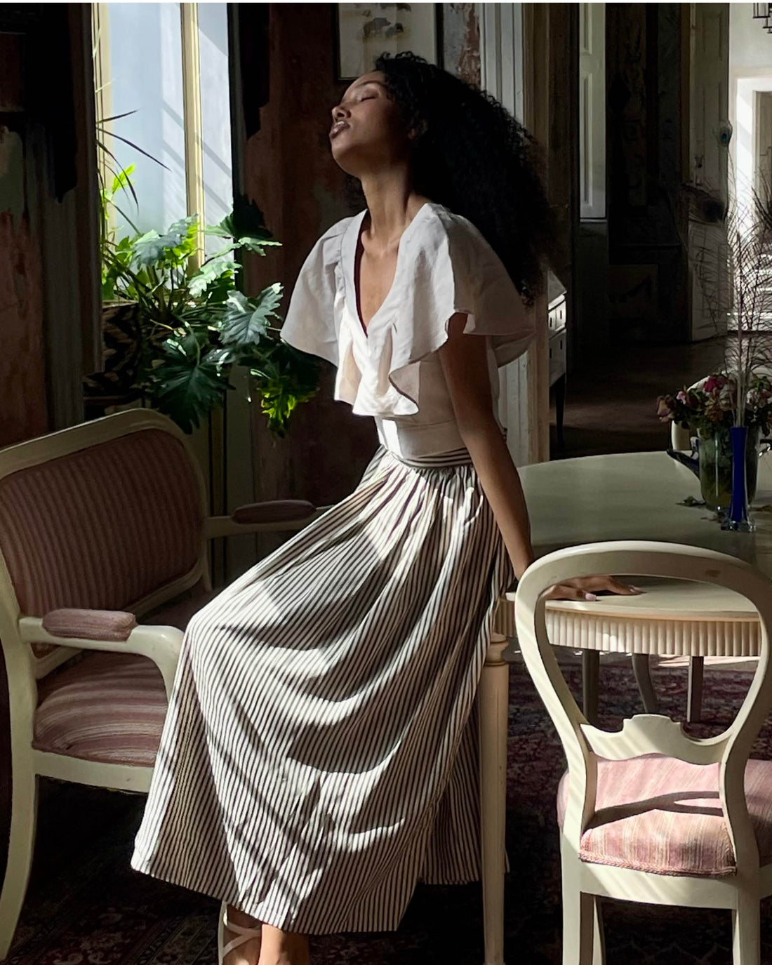 Valerie Blouse Silt - Size: XL