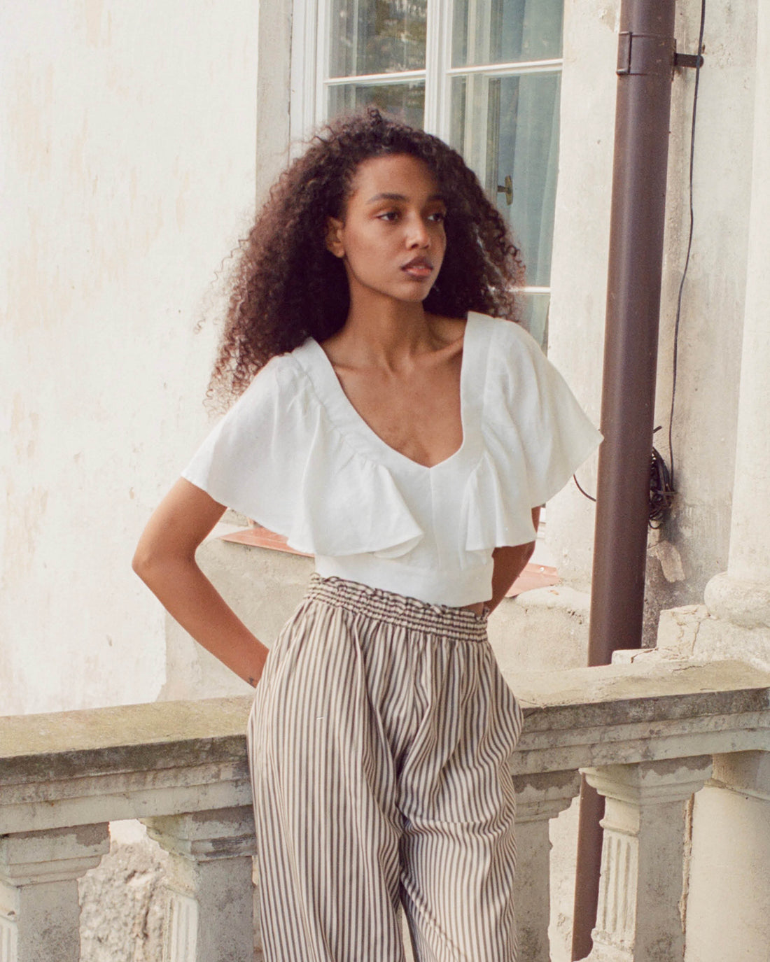 Valerie Blouse White - Size: S