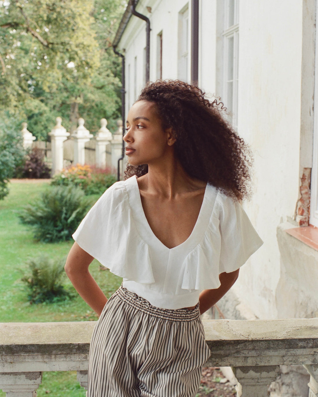 Valerie Blouse White - Size: S