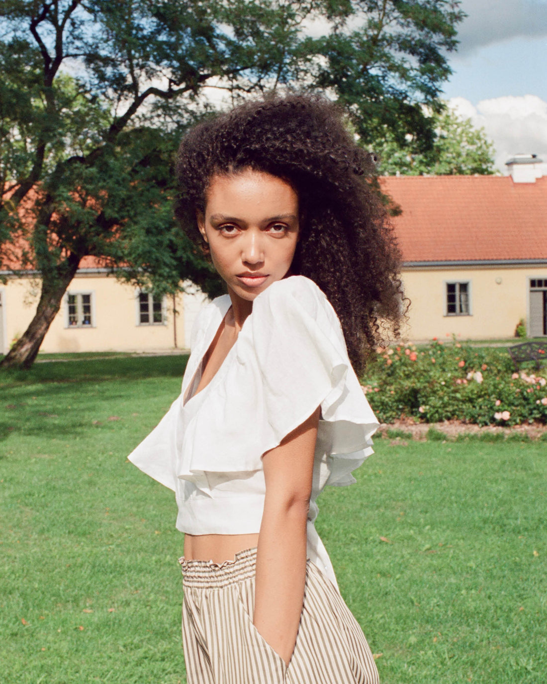 Valerie Blouse White - Size: S