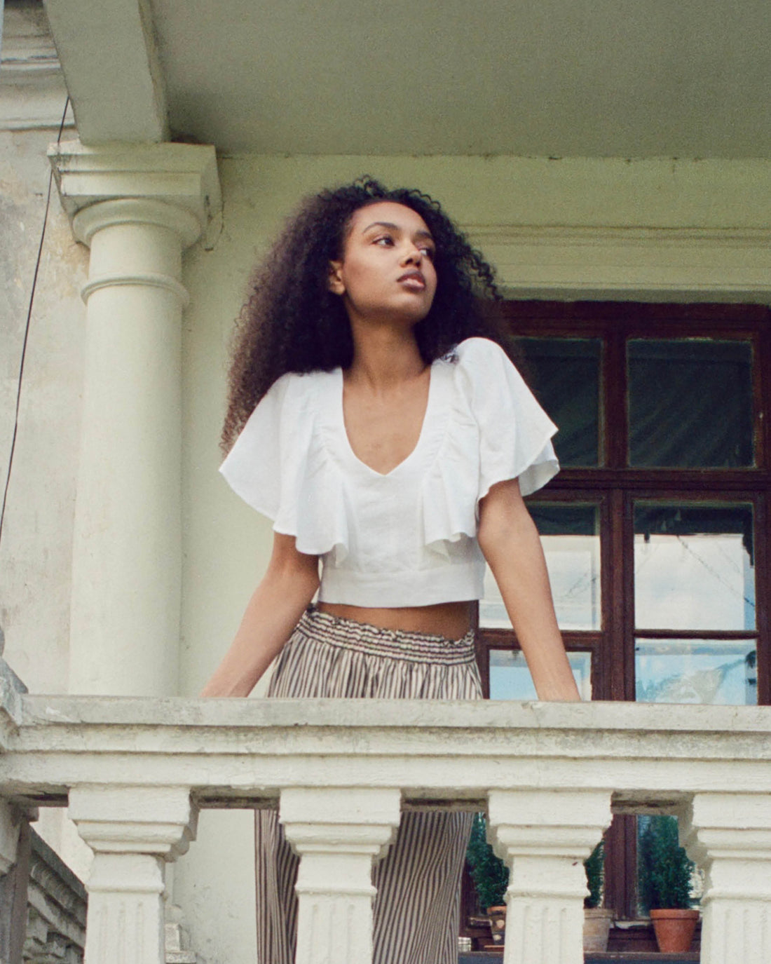 Valerie Blouse White - Size: S