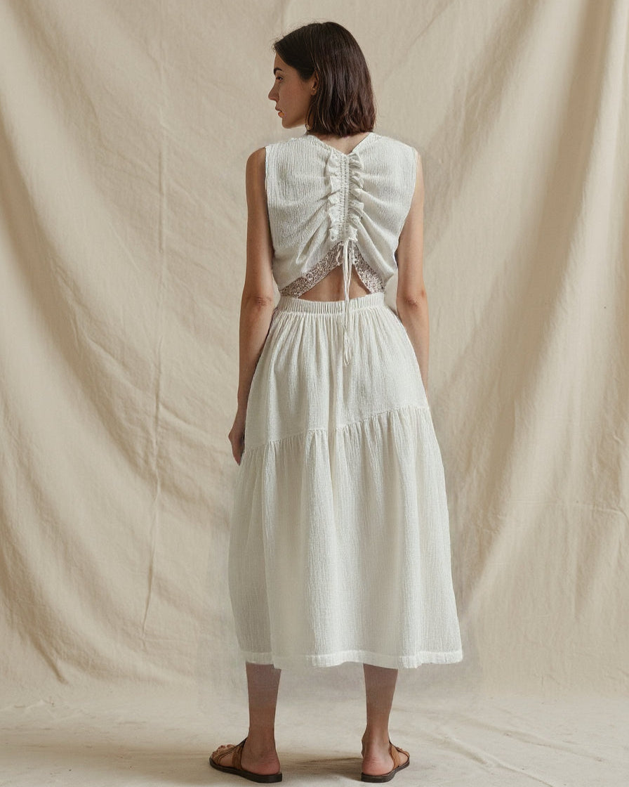 Iris Dress Ivory