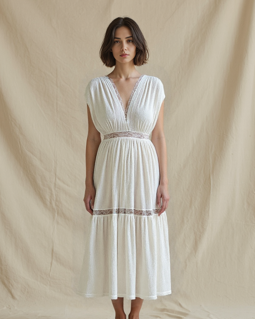 Patra Dress White