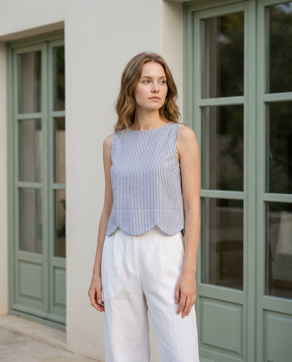 Poppy Pants White